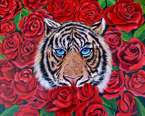 “Rosie the Tiger” Poster Print