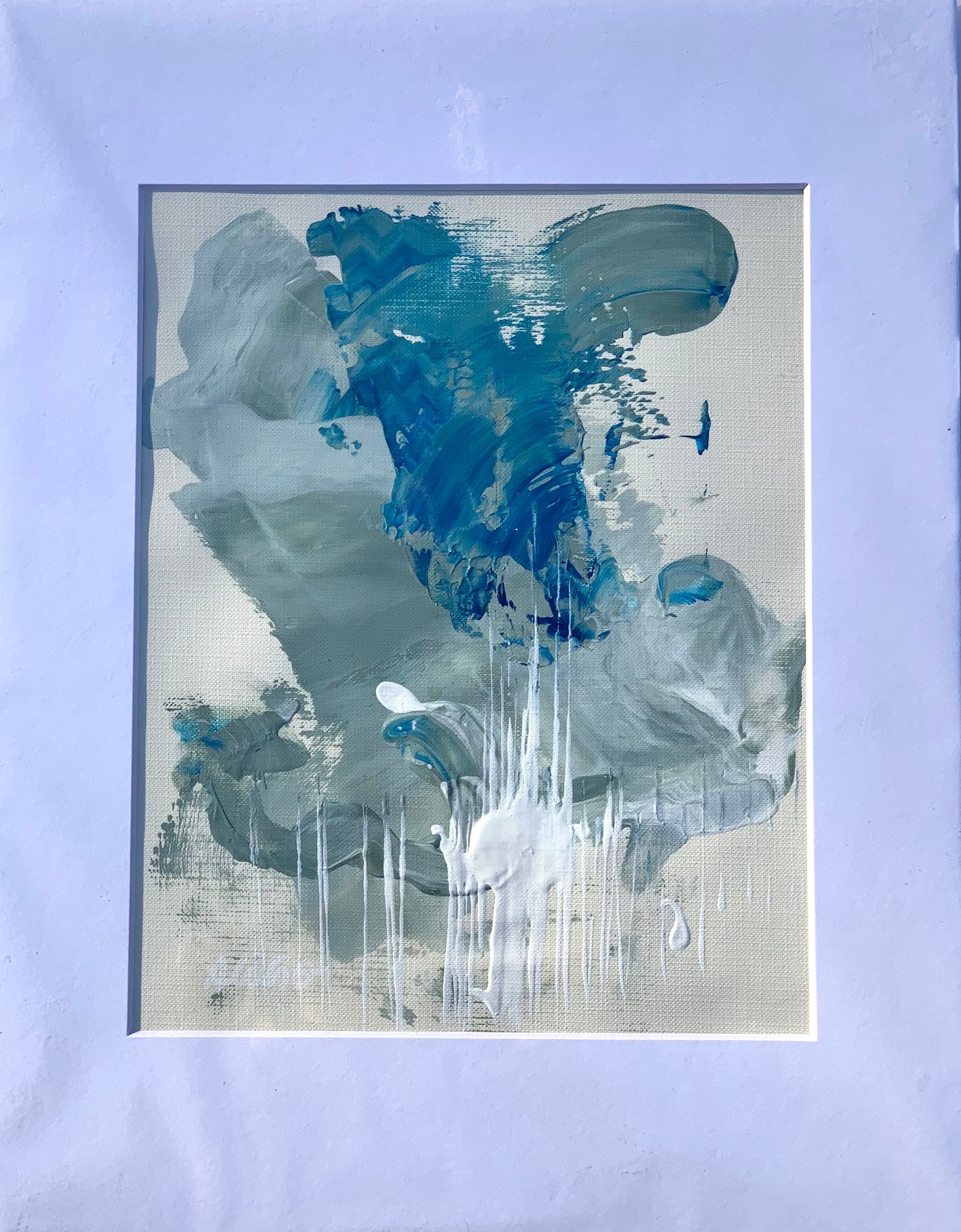 Abstract Study in Blue