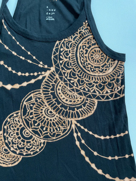 XL “Henna” full length halter knit top
