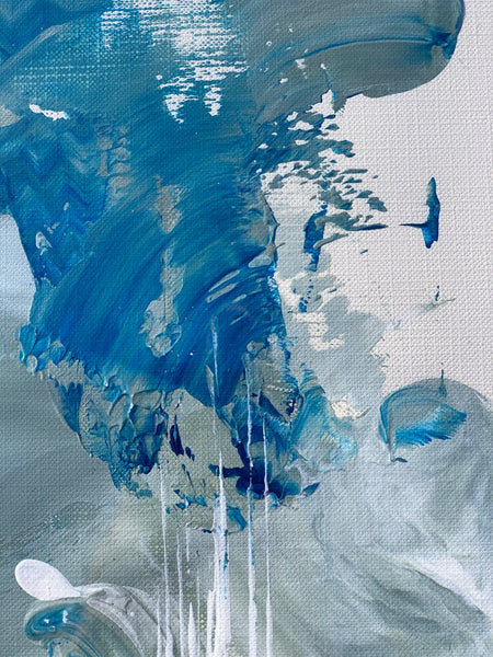 Abstract Study in Blue