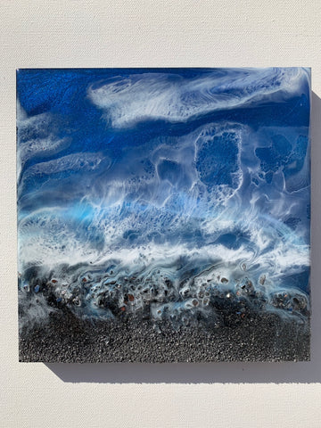 “Mini Moon Water” 3 Resin painting